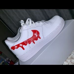 Air Force 1 Customized : Size 3Y (5 in Women’s)